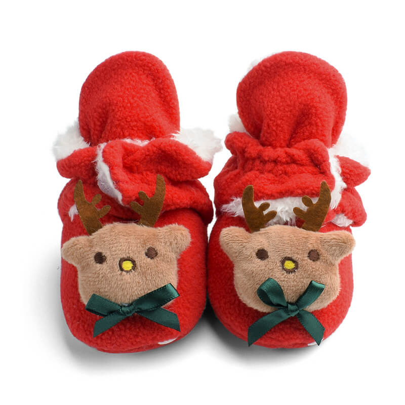 Baby Christmas Cotton Shoes Soft-soled Toddler Shoes