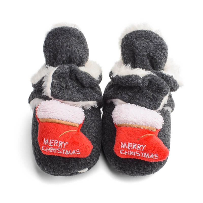 Baby Christmas Cotton Shoes Soft-soled Toddler Shoes