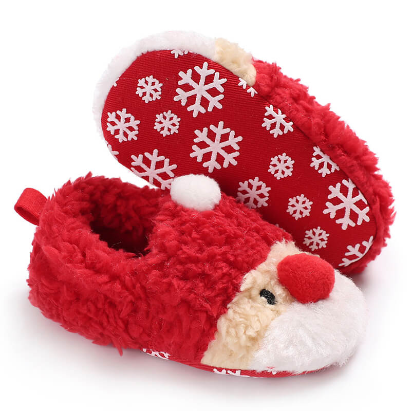 Christmas Baby Warm Boots Soft Boots Slippers