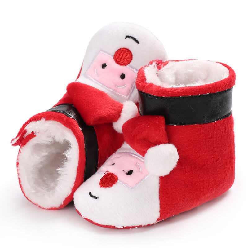 Christmas Baby Warm Boots Soft Boots Slippers