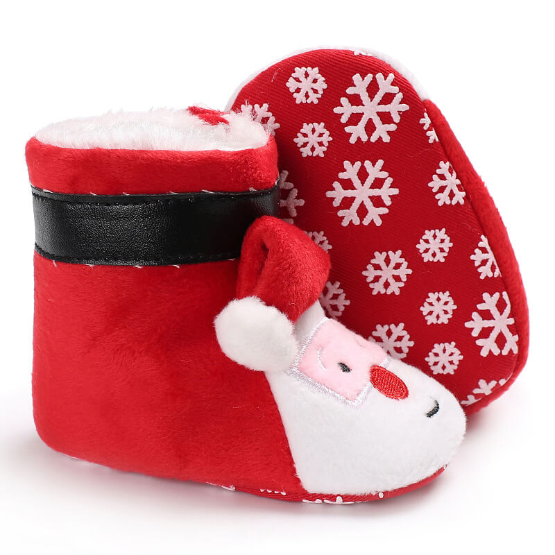 Christmas Baby Warm Boots Soft Boots Slippers