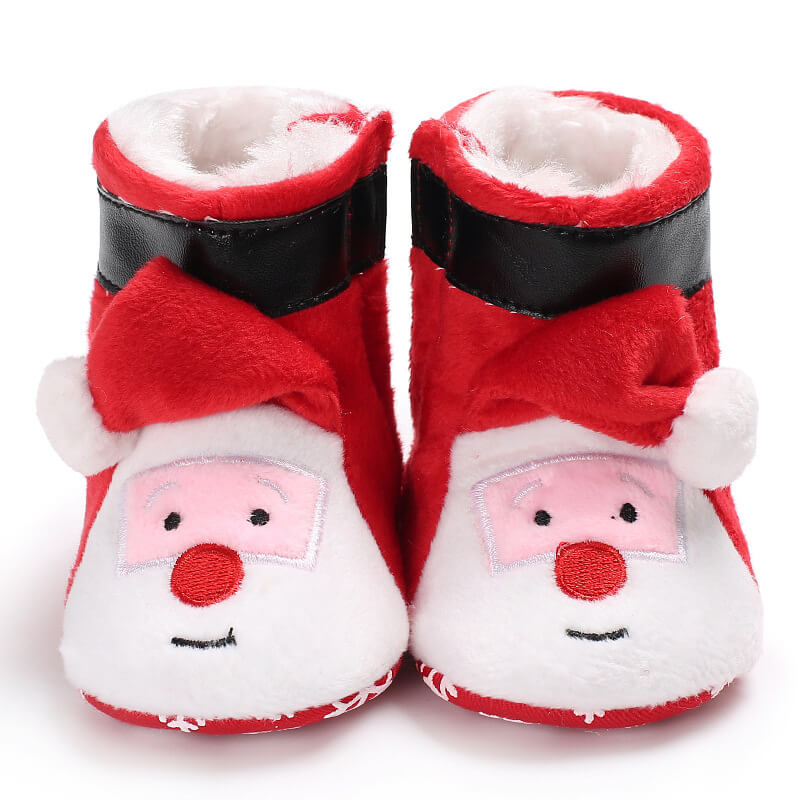 Christmas Baby Warm Boots Soft Boots Slippers