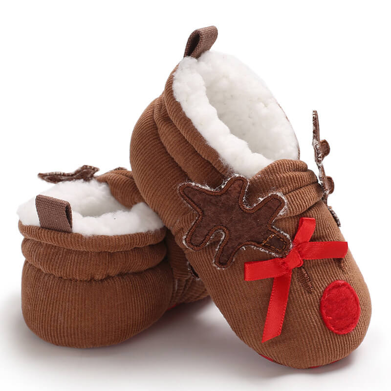 Christmas Baby Warm Boots Soft Boots Slippers