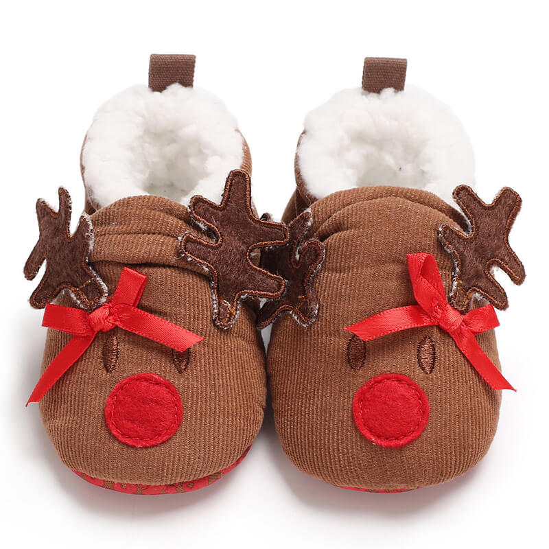 Christmas Baby Warm Boots Soft Boots Slippers