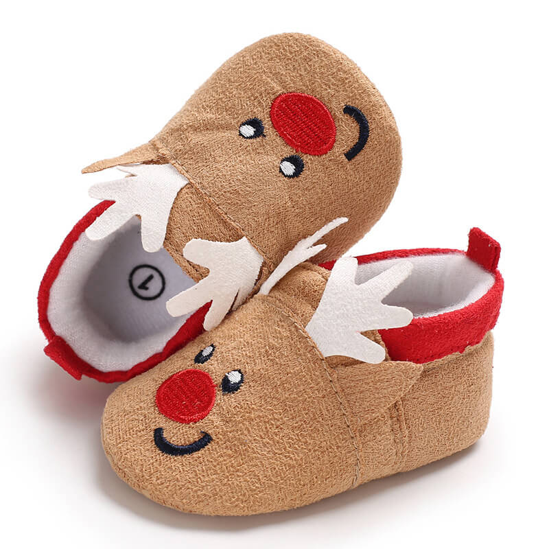 Christmas Baby Warm Boots Soft Boots Slippers