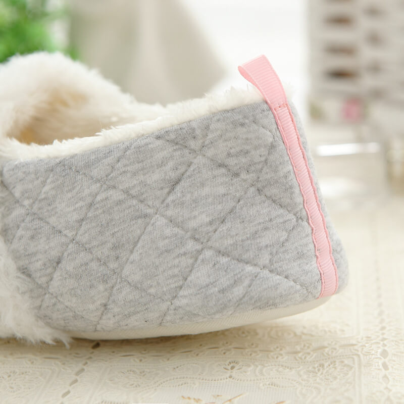 Winter Warm Christmas Snowflake Fuzzy Slippers Outdoor Indoor Slippers