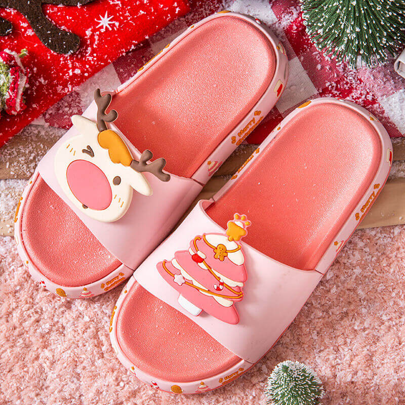 Unisex Christmas Cute Family Slippers