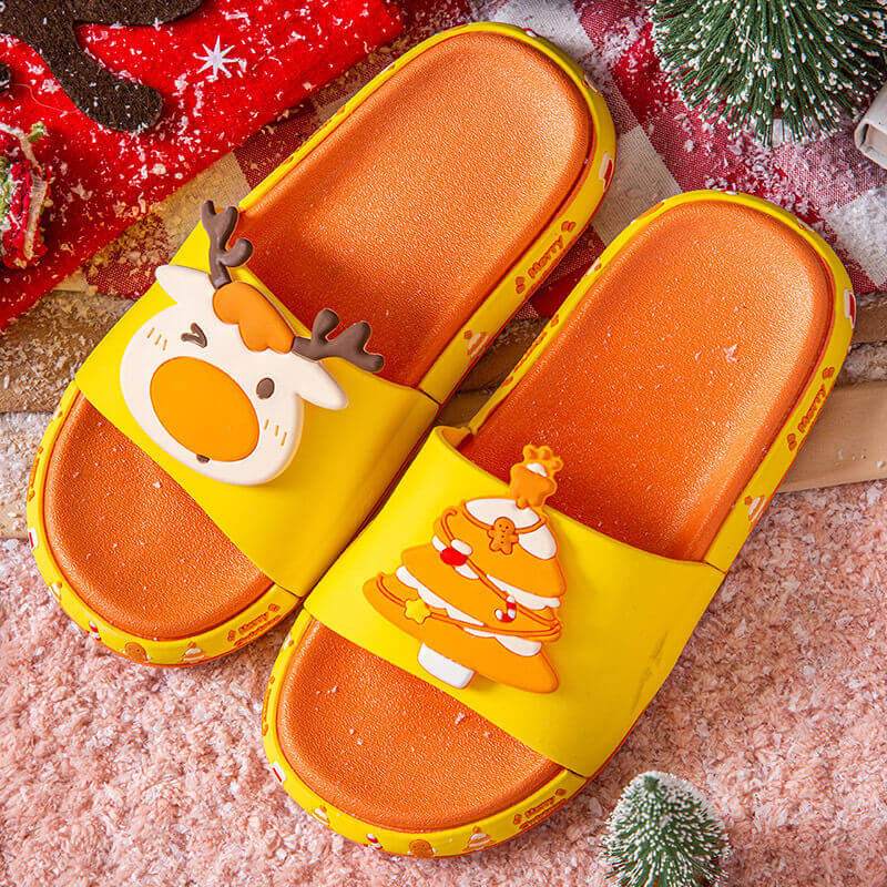 Unisex Christmas Cute Family Slippers