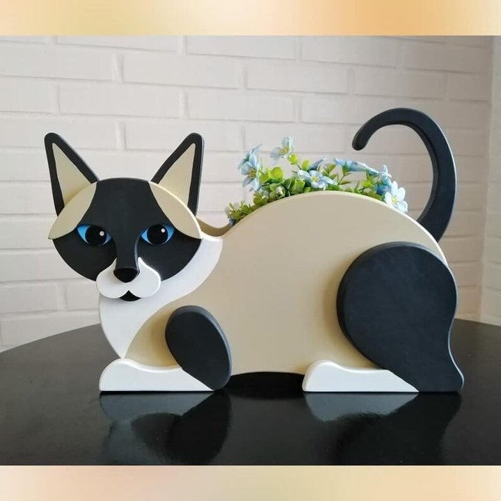 Cat Planter-Garden Lovely Decor