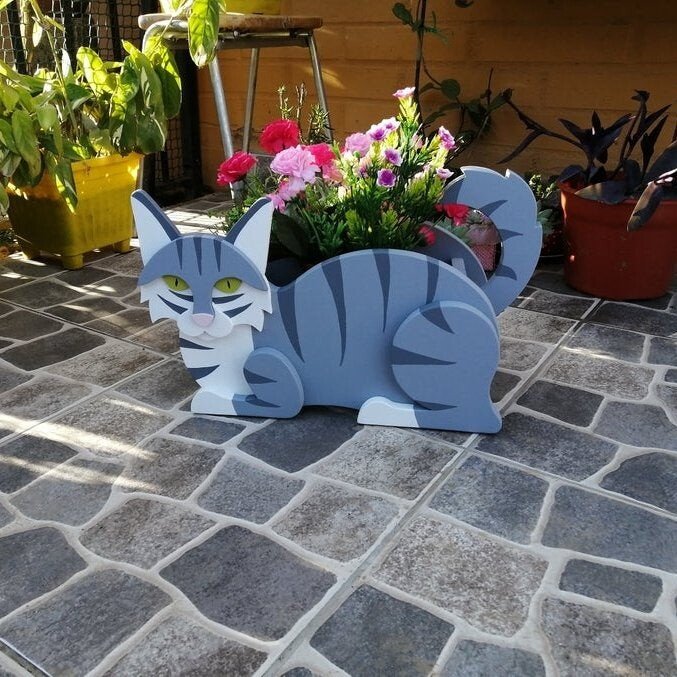 Cat Planter-Garden Lovely Decor