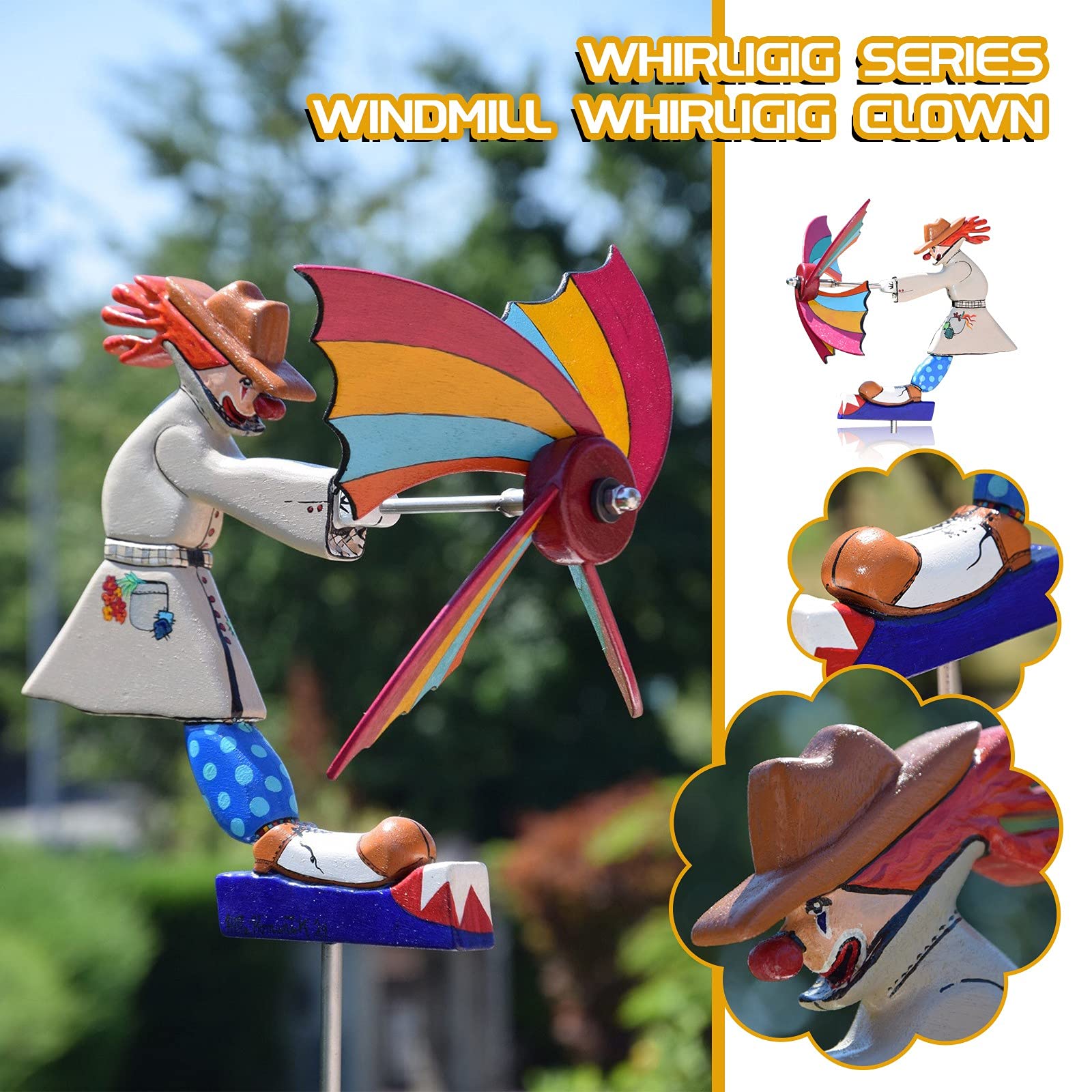 🔥50% OFF🔥-【HandMade】Garden Decoration Whirligig Windmill