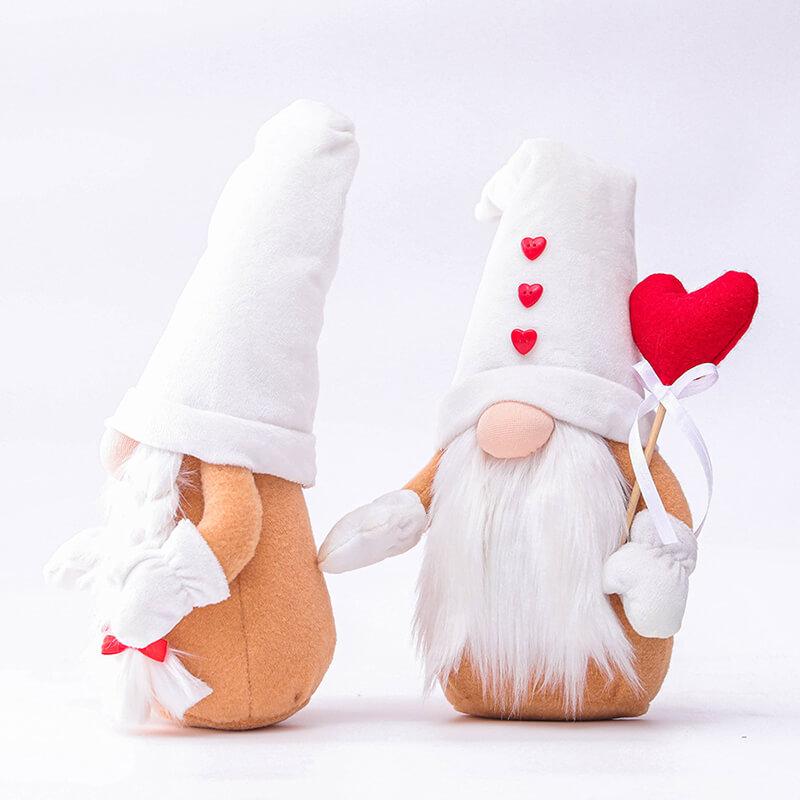 Christmas Couple Doll Holiday Party Decoration Cute Santa Plush Doll