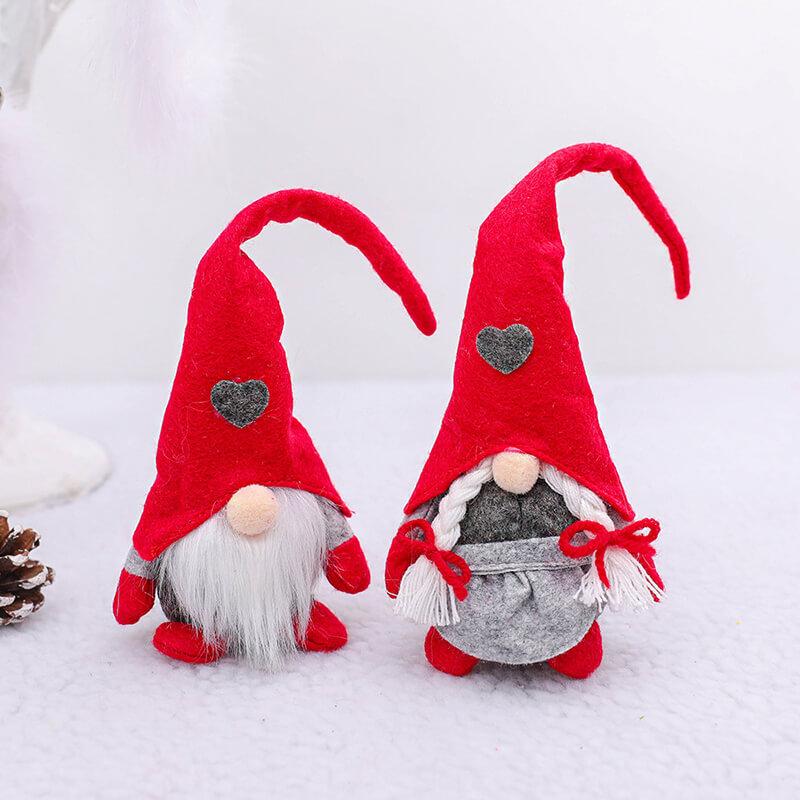 Couple Plush Doll Christmas Decoration Party Doll Ornaments