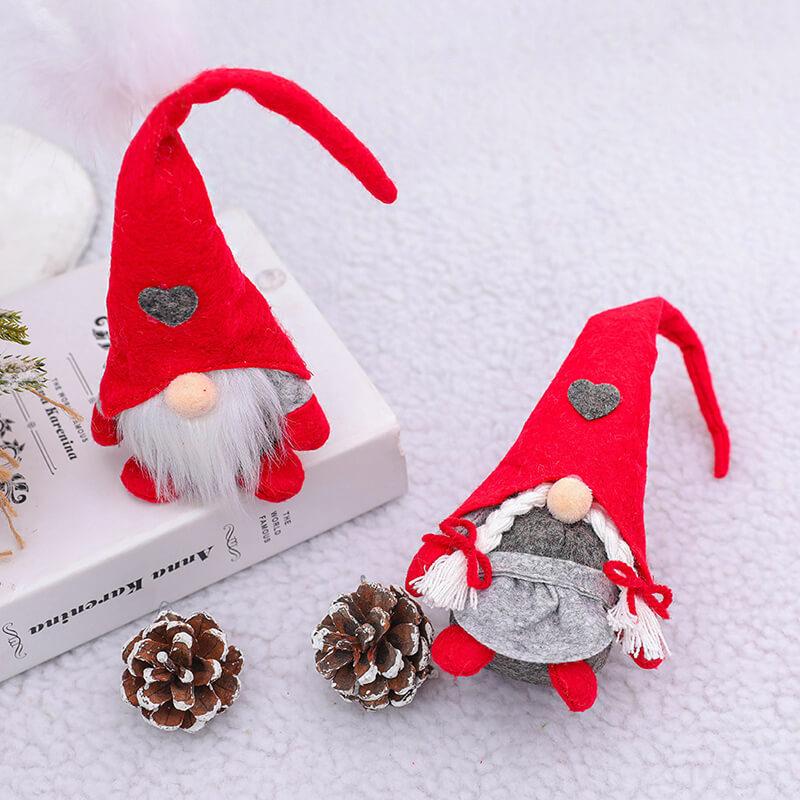 Couple Plush Doll Christmas Decoration Party Doll Ornaments