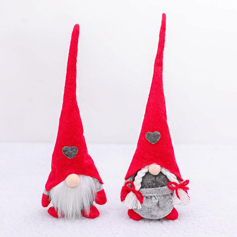 Couple Plush Doll Christmas Decoration Party Doll Ornaments