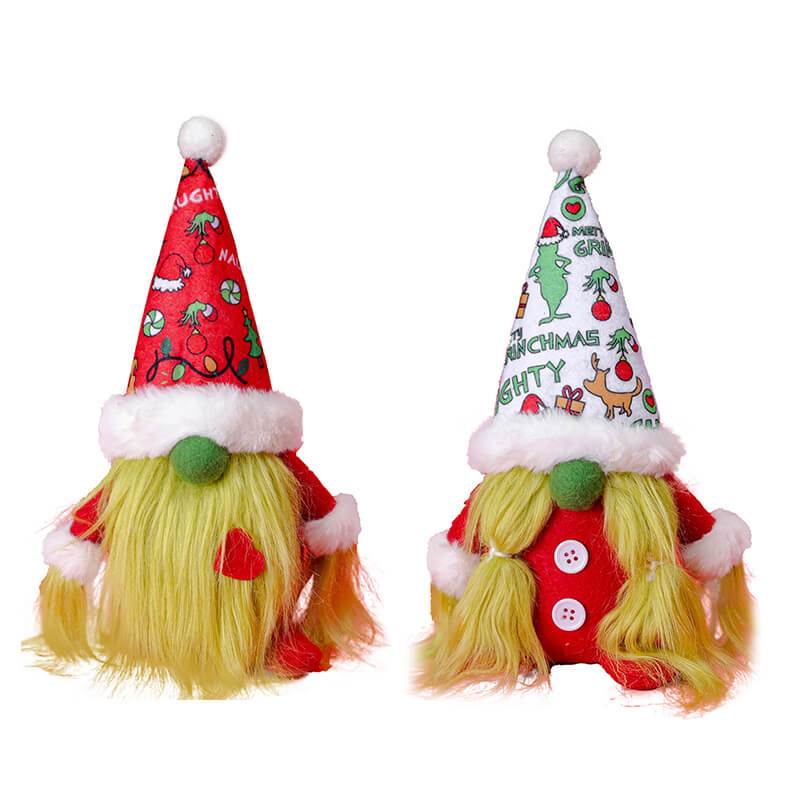 Green Hair Monster Doll Holiday Party Decoration