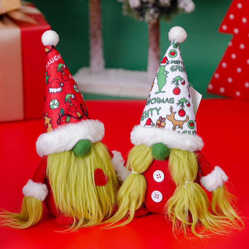 Green Hair Monster Doll Holiday Party Decoration