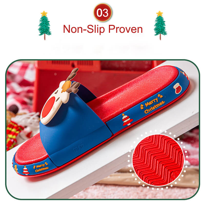 Unisex Christmas Cute Family Slippers