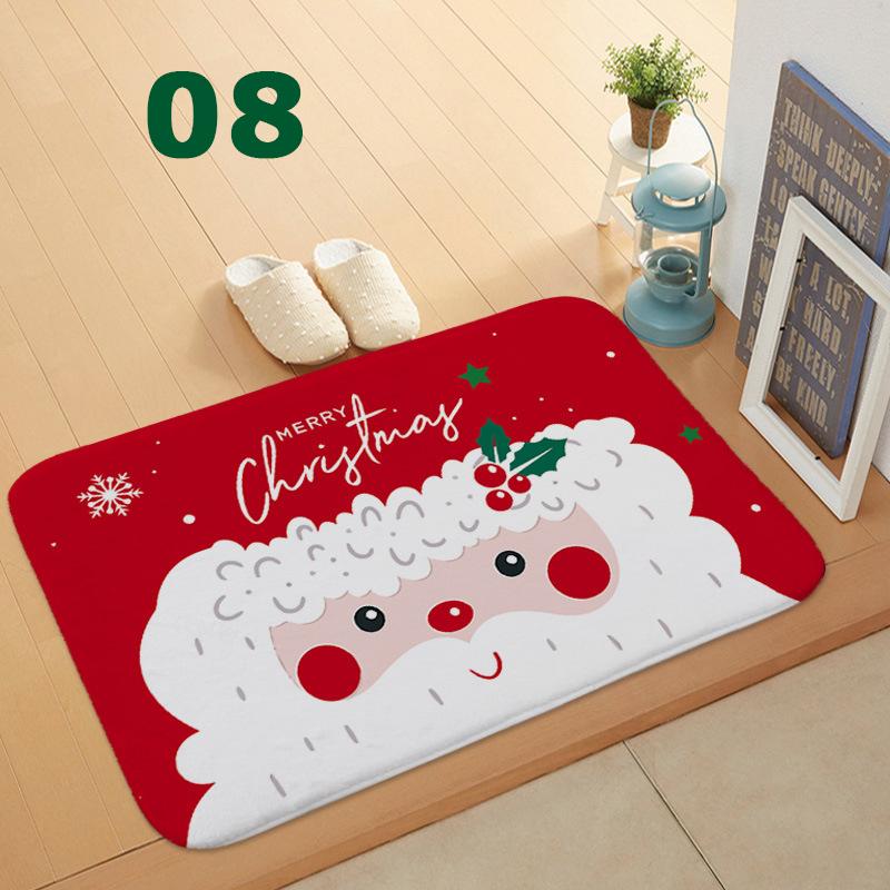 32 Styles Floormat for Christmas Holiday Kitchen Entryway Bathroom Door Mat Christmas Decorations Gift