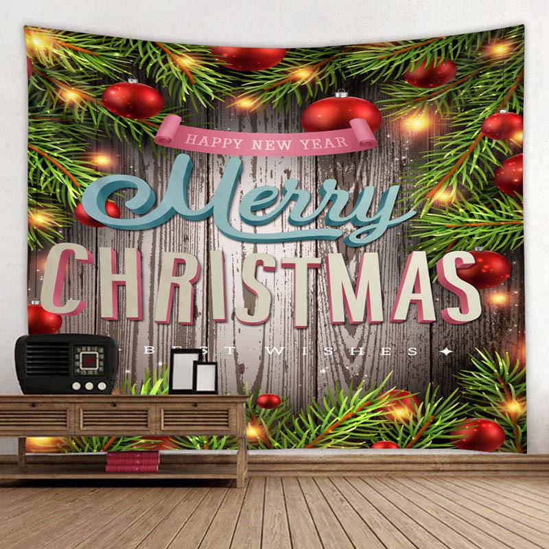 Holiday Christmas Tree Decor Tapestry Hanging Rugs Wall Art Tapestries for Bedroom Living Room Dorm