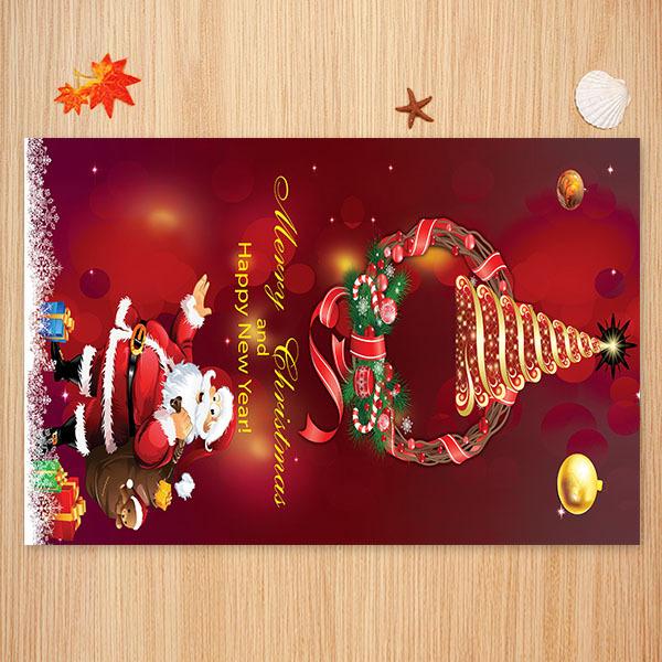 Santa Claus Pattern Red Christmas Entryway Doormat Runners Rugs Kitchen Bathroom Anti-skip Mats