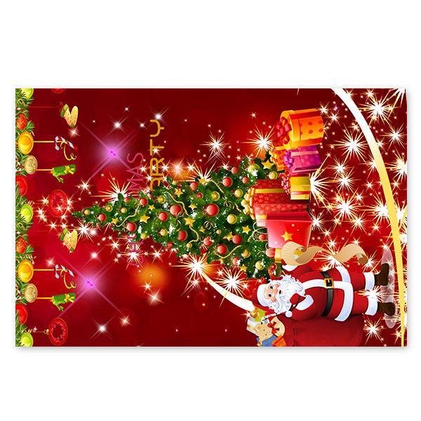 Christmas Tree Pattern Red Christmas Entryway Doormat Runners Rugs Kitchen Bathroom Anti-skip Mats