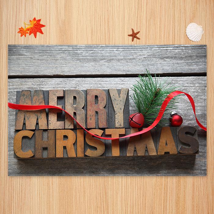 Merry Christmas Pattern Grey Christmas Entryway Doormat Runners Rugs Kitchen Bathroom Anti-skip Mats