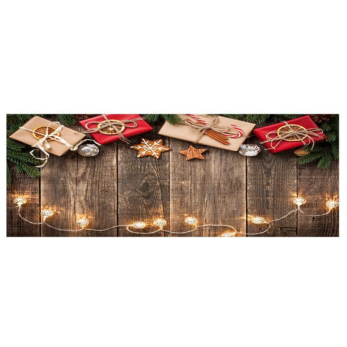 Warm Little Lights Pattern Christmas Entryway Doormat Runners Rugs Kitchen Bathroom Anti-skip Mats