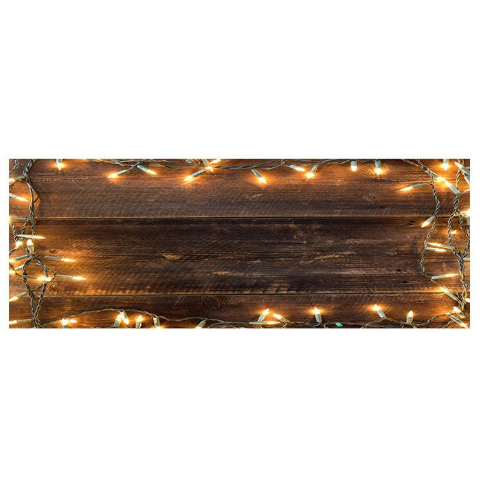 Pretty Warm Lights String Pattern Christmas Entryway Doormat Runners Rugs Kitchen Bathroom Anti-skip Mats