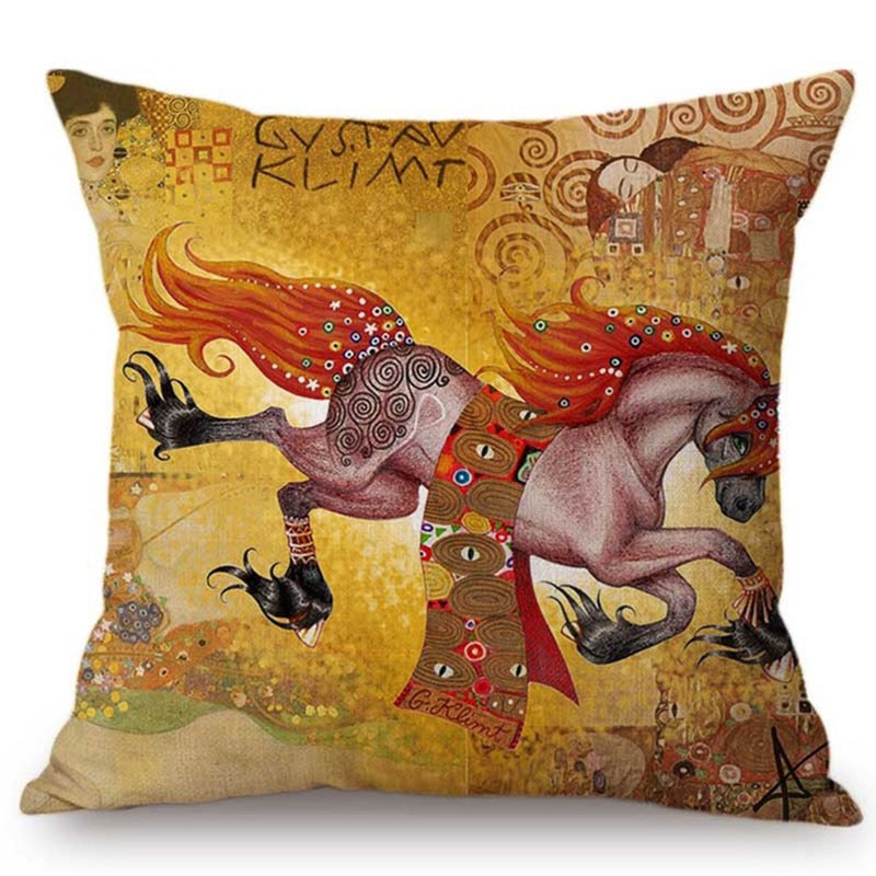 Gustav Klimt Inspired Cushion Covers