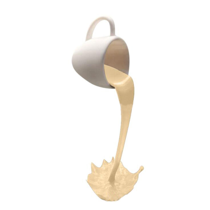 Three-Dimensional Coffee Cup Table Decoration