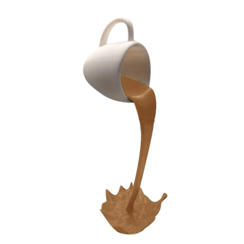 Three-Dimensional Coffee Cup Table Decoration
