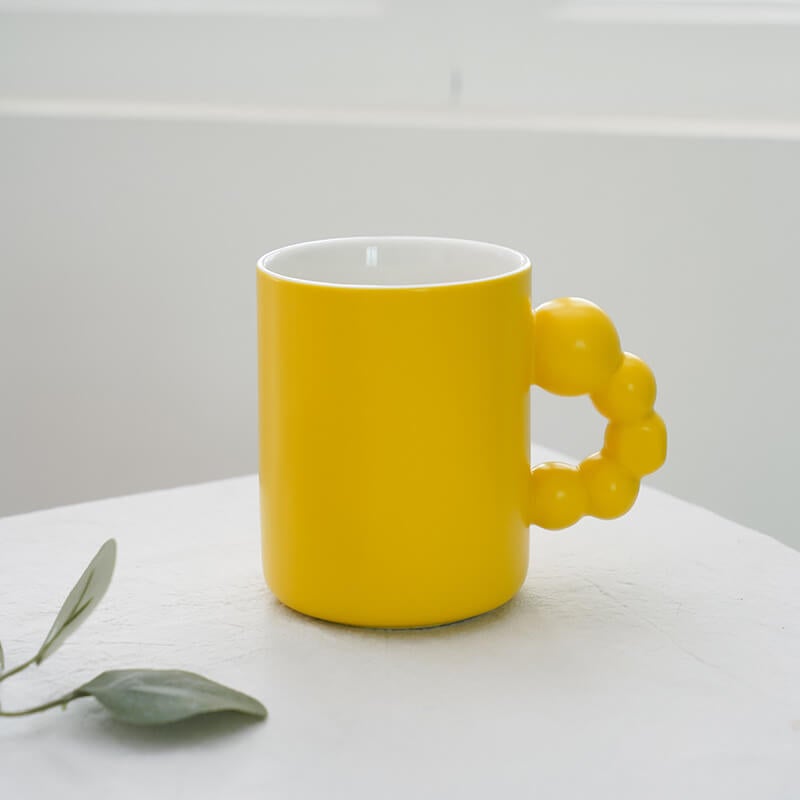 Pure Color Ceramic Mug for Couple Gifts