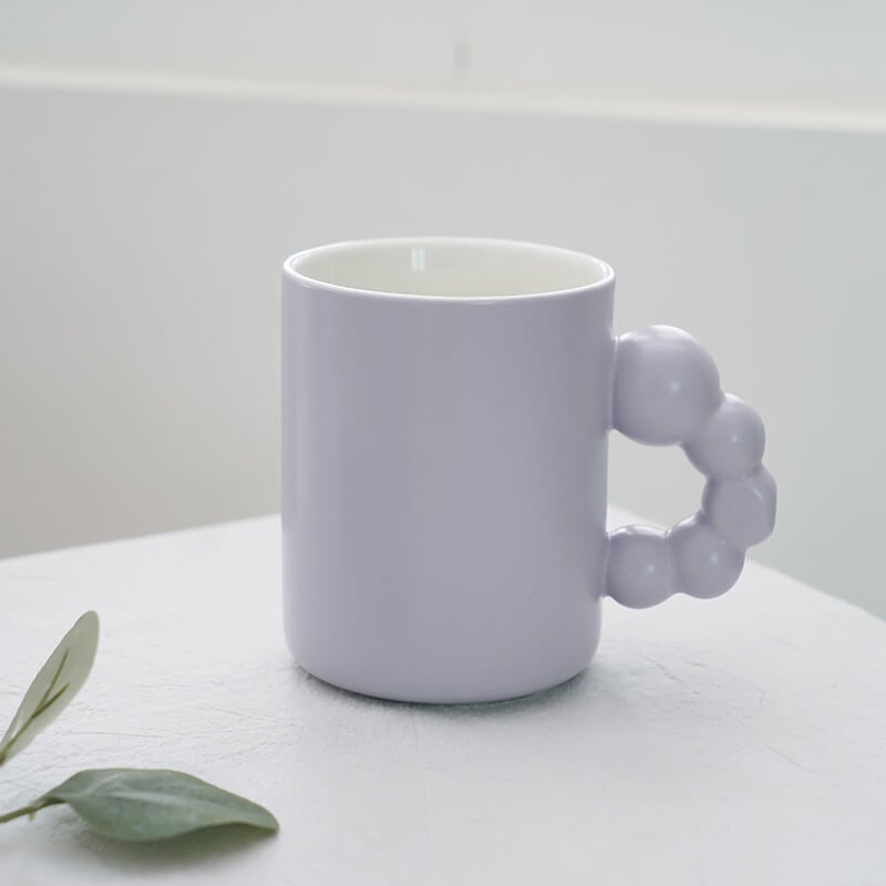 Pure Color Ceramic Mug for Couple Gifts