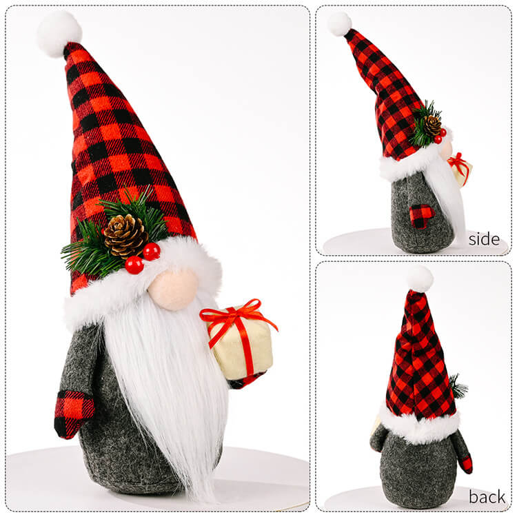 Christmas Gnome, Reindeer Santa Snowman Plush Dolls Gnome Ornaments for Home Decoration