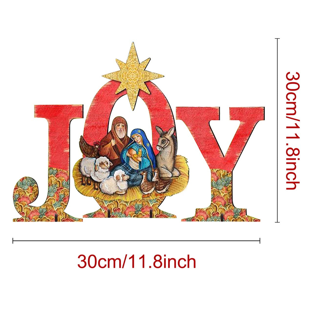 Christmas Joy-Jesus courtyard garden art Christmas decoration Eco-friendly