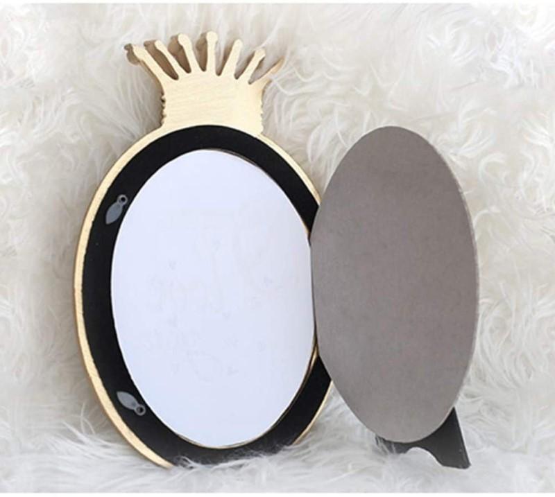 Oval Shape Golden Crown Resin Photo Frame Home Decor Desktop Picture Frame