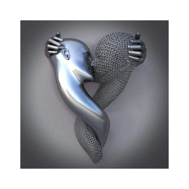 🔥50% OFF🔥Love Heart Gray-3D Art Wall