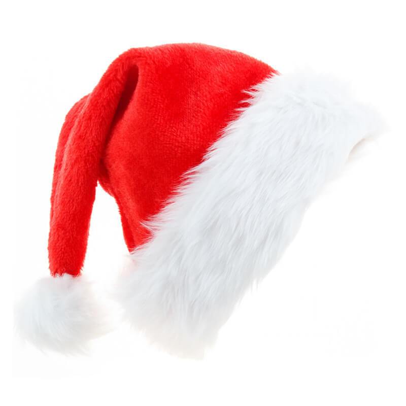 Santa Hat Adult Christmas Hat, Unisex Santa Claus Hat Xmas Holiday Hat  for Christmas New Year Festive Party Supply