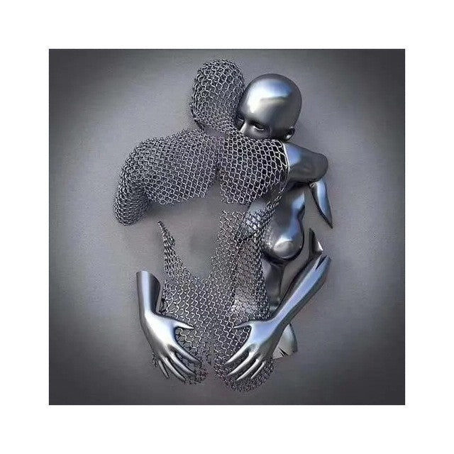 🔥50% OFF🔥Love Heart Gray-3D Art Wall