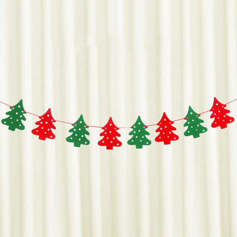 Merry Christmas Banner Christmas Banners Flags Christmas Bunting Decorations  Indoor Outdoor Decoration 6 Pack