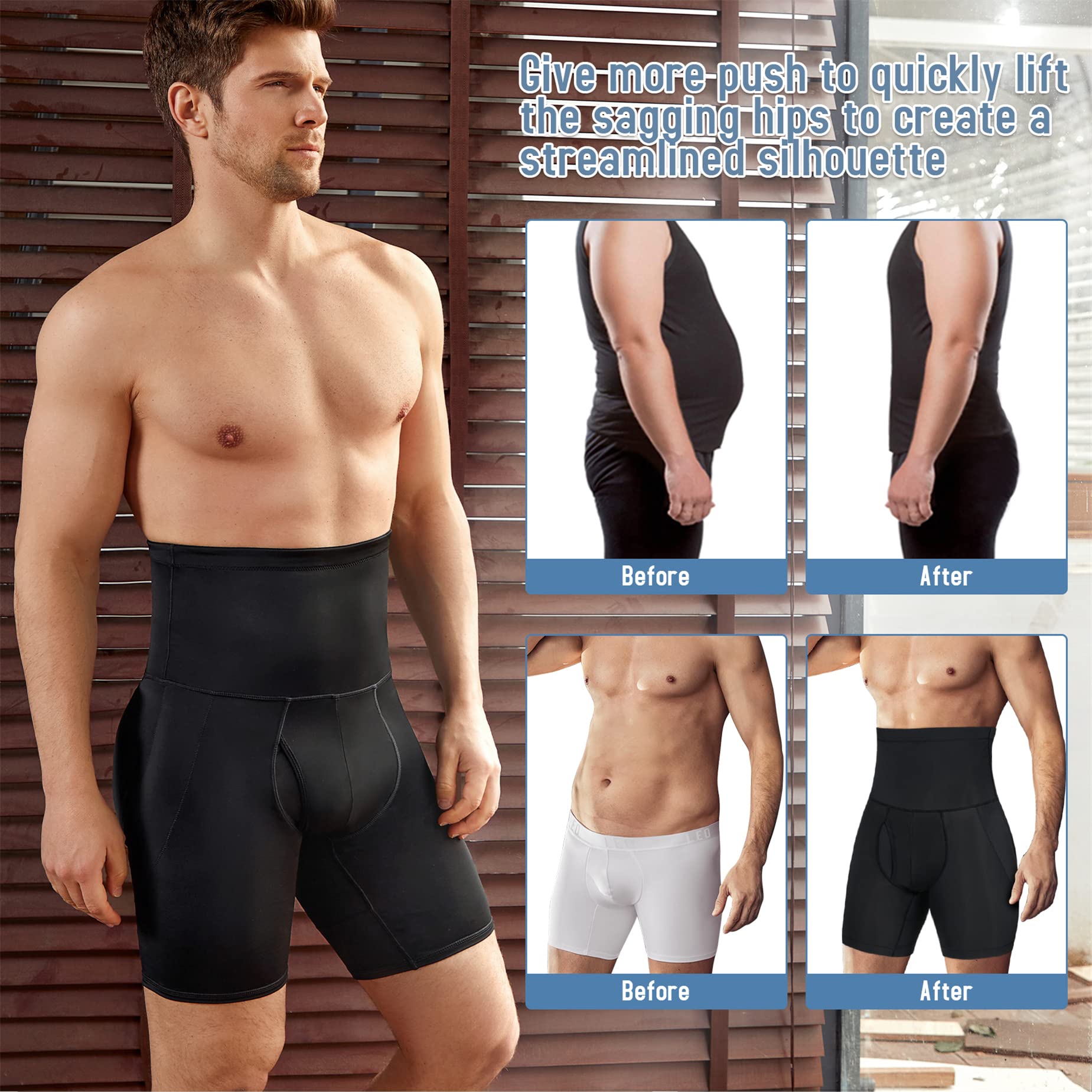 🔥50% OFF🔥Men Boxer Shaperwear Shorts