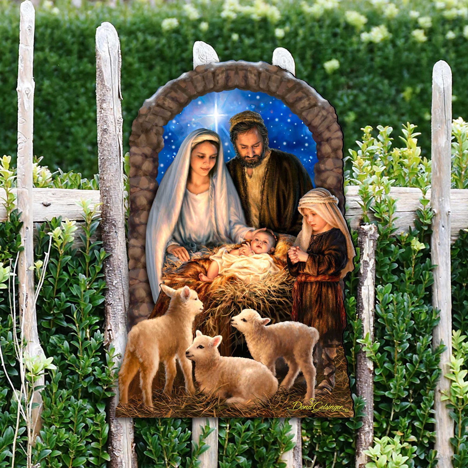 Outdoor Nativity Scene - Glory to God Outdoor Decor