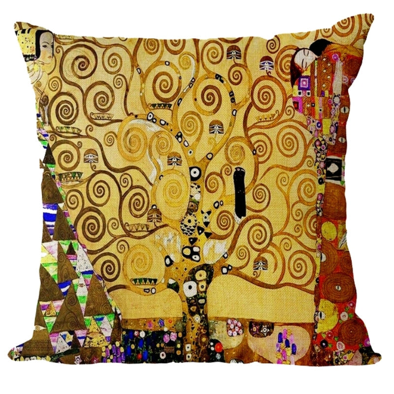 Gustav Klimt Inspired Cushion Covers