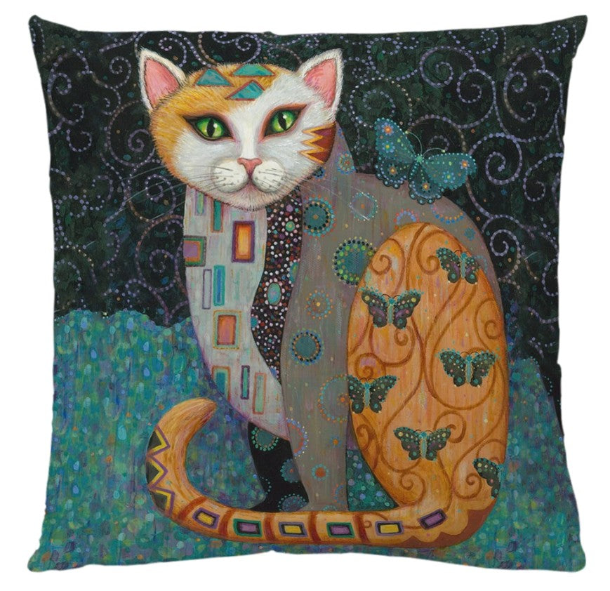 Kleo Cats by Marjorie Sarnat Cushion Covers - Closing Sale