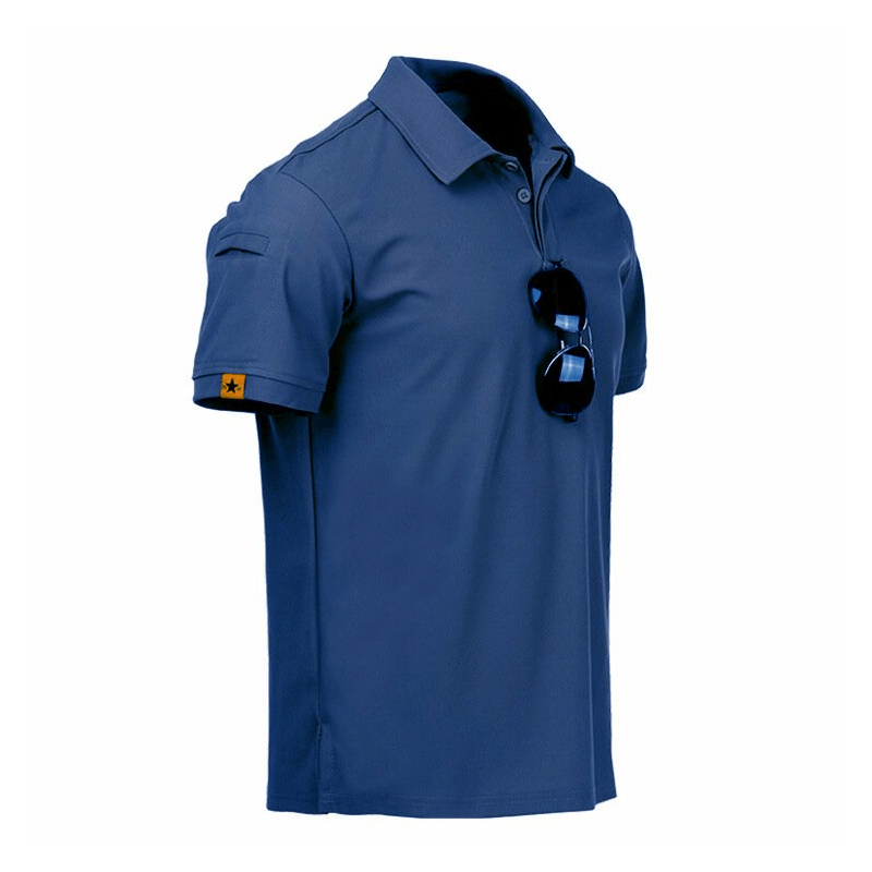 2022 men's quick dry outdoor polo shirt