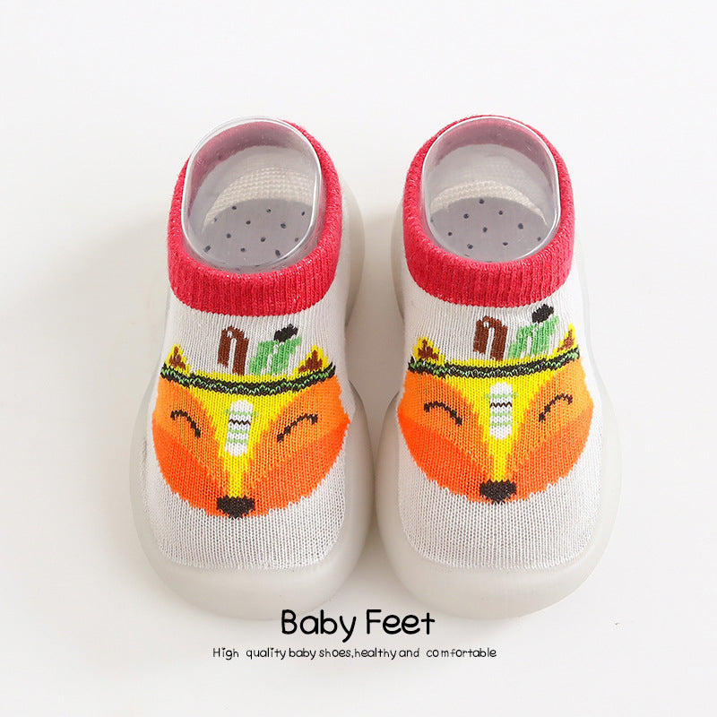 BabyFeet Adorable Animals - Non-Slip Baby Shoe-Socks