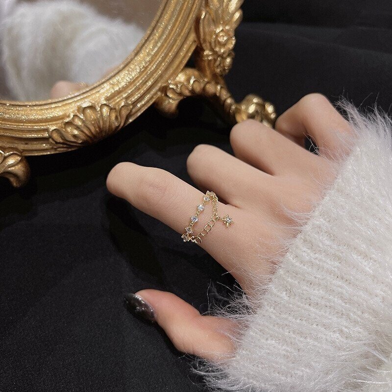 'Winter Star' Crystal Ring