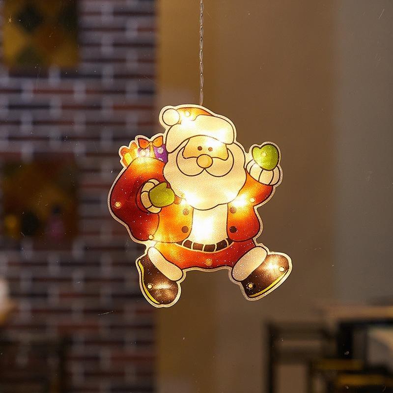 Christmas Window Decoration Hanging Lights