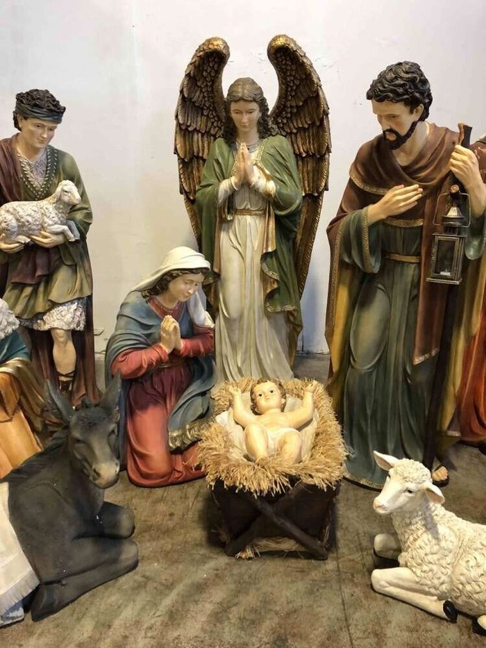 Further Reductions🎉-11 Piece Outdoor Nativity Lawn Art/Figurine Set